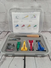16pcs Fusible Bias Binding Tape Maker Sewing Quilting Tool Kit.