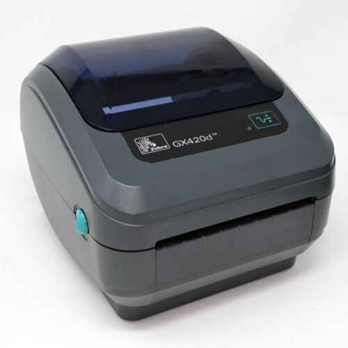 Zebra GX420D Ethernet Direct Thermal Label Printer Shipping Labels working 100% - Picture 3 of 6
