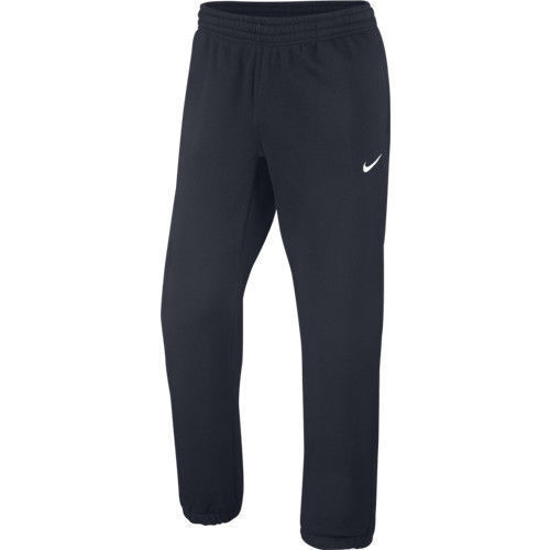 NIKE SWOOSH MENS Fleece BLACK Joggers Tracksuit Jogging Bottoms Sweat Pants  - Picture 1 of 1