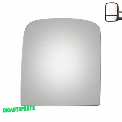 Upper Tow Mirror Glass Replacement for Chevy Silverado GMC Sierra Driver Side LH