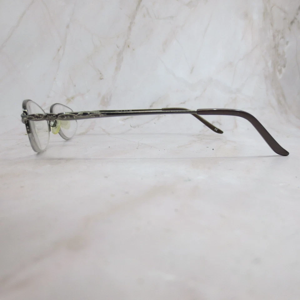 Marco de gafas Jessica para damas JMC 178 unisex Gunmetal medio borde ovalado 47-16-125 Foto 3 de 4