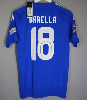 NWT ITALY NATIONAL TEAM 2024 2025 HOME FOOTBALL SHIRT JERSEY #18