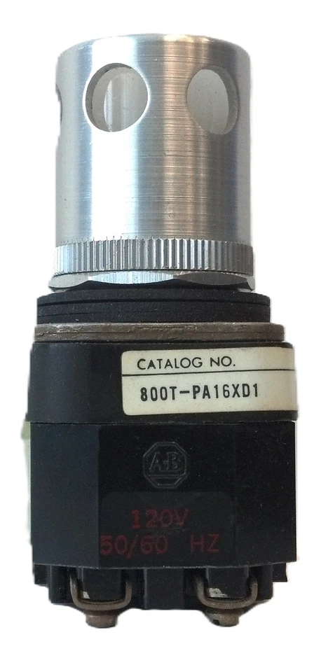 Allen-Bradley 800T-PA16XD1 120 VAC botón de control piloto iluminado hermético Foto 2 de 4