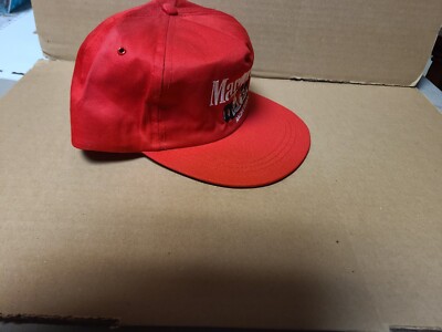 レア marlboro cap hat corduroy コーデュロイ USA製 Vintage Marlboro Hat Corduroy Cap Red Snapback USA Tag