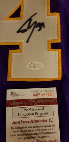 Shaquille O'Neal signed Lakers Pro Style Trikot handsigniert XL HOF JSA QP092431 - Bild 3 von 4