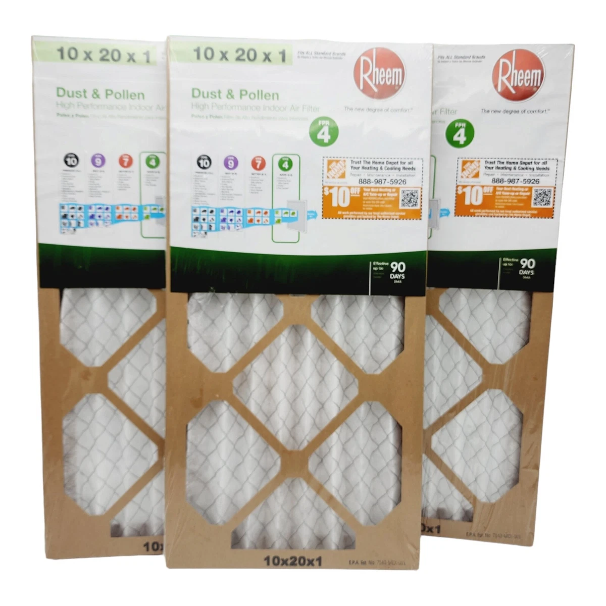 Rheem dust cheap and pollen filter