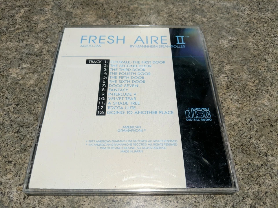 Mannheim Steamroller — Fresh Aire II (1984) AGCD-359 CD, альбом, Япония, быстрая доставка - Изображение 4 из 4