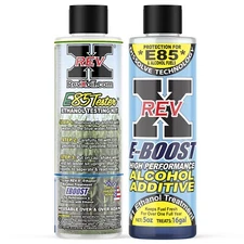 REV X E85 Tester + EBoost Ethanol Fuel Treatment Sample - #1 Ethanol Test Kit