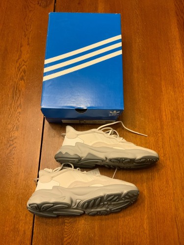 Adidas Kids' Ozweego J, Style# IG7409, Size 6, Crystal White/Footwear White/Grey - Picture 10 of 11