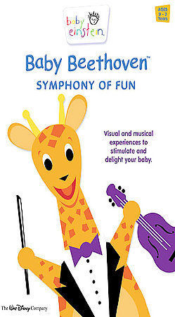 Baby Einstein Baby Beethoven Symphony Of Fun VHS Educational