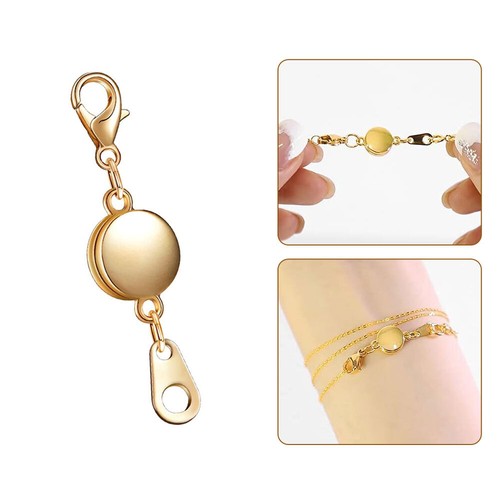 Strong Magnetic Lobster Clasp Jewelry Necklace Converter Hooks Extender Closure - Picture 4 of 19