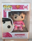 Funko Pop! Heroes - BCRF Superman Pink - Protective Case - #349 - NIB