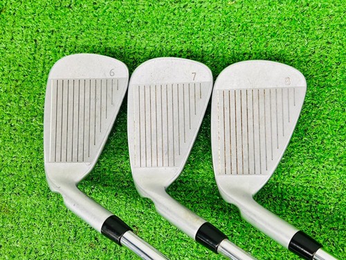 Ping i20 Iron set 6-9+PW+UW RHCFS Stiff Flex Steel Shaft Yellow Dot G11042 - Picture 3 of 8