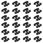 24pcs HO Scale 1:87 Roller Bearing Truck Bogies 4-Springs 33" Plastic Wheel