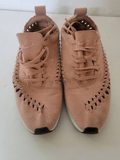 Nike Women's Pink Dualtone Woven Fabric Lace Up Racer Running Sneakers Size 9.5