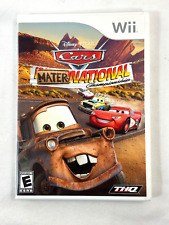 Cars Mater National Championship Nintendo Wii 2007 with Disc Instructions Poster