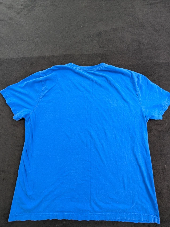 Xersion Xtreme Tee Blue Short Sleeve Cotton T-Shirt Men's 2XL - Image 2 of 4
