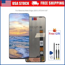 Replacement For Moto Edge 2021 XT2141 6.8" LCD Display Touch Screen Digitizer