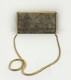 Lanvin Authentic Gold Black Metallic Wallet On A Chain Handbag on Sale