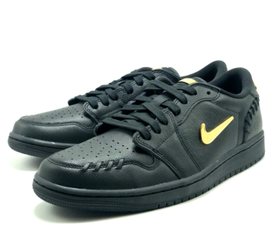 NIKE ☆ Wmns Air Jordan 1 Low Method of Make 'Black' Shop Air Jordan 1 Low Method of Make 'Black Metallic Gold