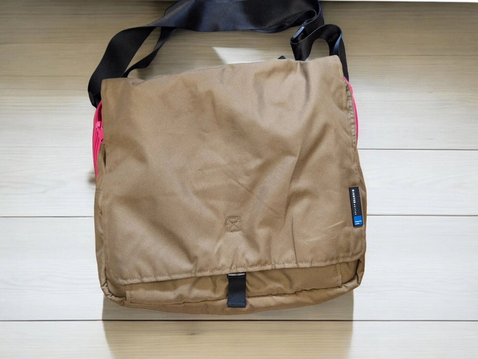 Baby Change Bag Khaki & Pink Richter Edition
