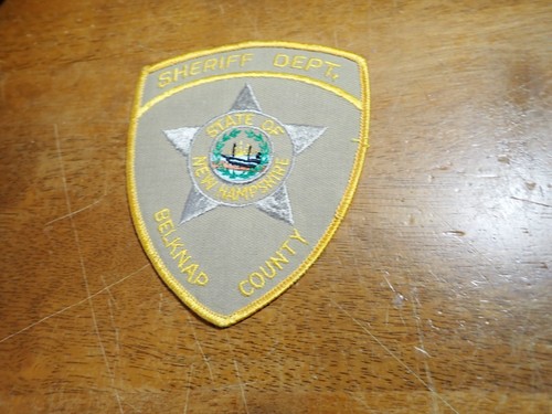 BELKNAP COUNTY NEW HAMPSHIRE COLLECTIBLE OBSOLETE SHOULDER PATCH BX AAA #15