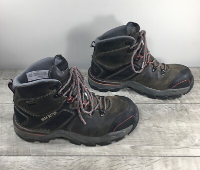Irish Setter 83216 Crosby Waterproof Safety Nano Toe Work Womens Boots Size 7.5