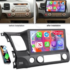 10.1" Apple Carplay Android 13.0 Car Stereo GPS Radio For Honda Civic 2006-2011