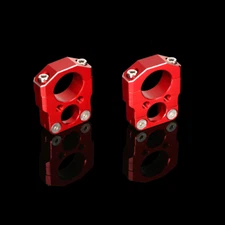 Red HandleBar Brake & Clutch Line Hose Cable Guide Clamp For Honda Monkey 125