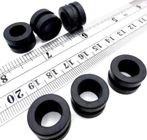 Ojal de goma - Se adapta a orificio de 1/2", panel de 1/8", identificación de 3/8" - ¡Ajuste perfecto de alta calidad! - Imagen 4 de 12