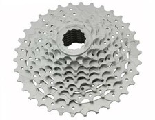 Bike 9 Speed Cassette 11/34t Index CSM096 Nickel Sun Race.