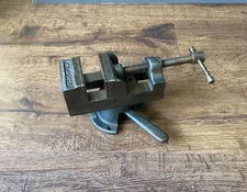 Palmgren 2.5" Vise w/ Palmgren No.12 Hand-Lock 360° Swivel Base Machinist Tool