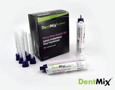 Box of 2 50 ml Dentmix Heavy Body Regular Set Impression Material with 6 Tips.