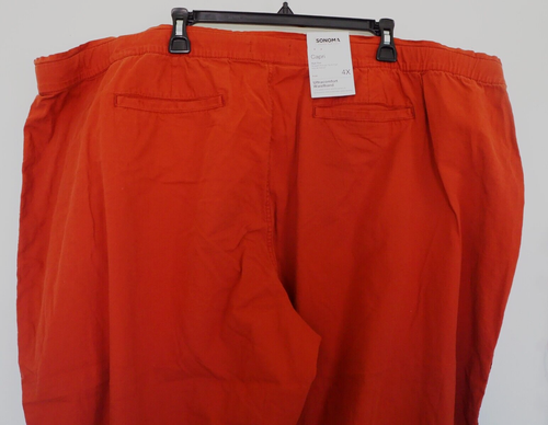 Brown Ultra Comfort Waistband High rise Capri Twill Pants Woman's Size 4X NWT - Picture 8 of 14