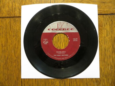 Everly Brothers   Problems / Love Of My Life - 1958 - Cadence 1355 7'' Single VG