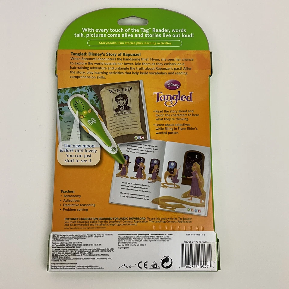 Leap Frog Tag Reader Book: Disney Tangled Brand New - Image 2 of 2