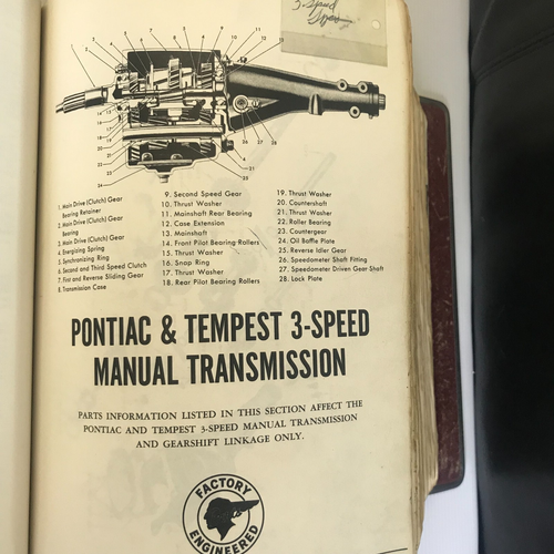 Huge 1950s–60s Pontiac Vauxhall Hard Cover Chassis Parts Catalog Book - Picture 7 of 17