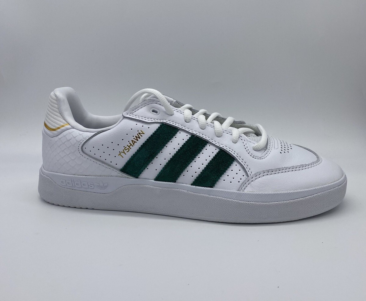 adidas Tyshawn スニーカー 25.5 Adidas Tyshawn Low Size 10.5 Cloud White Collegiate Green