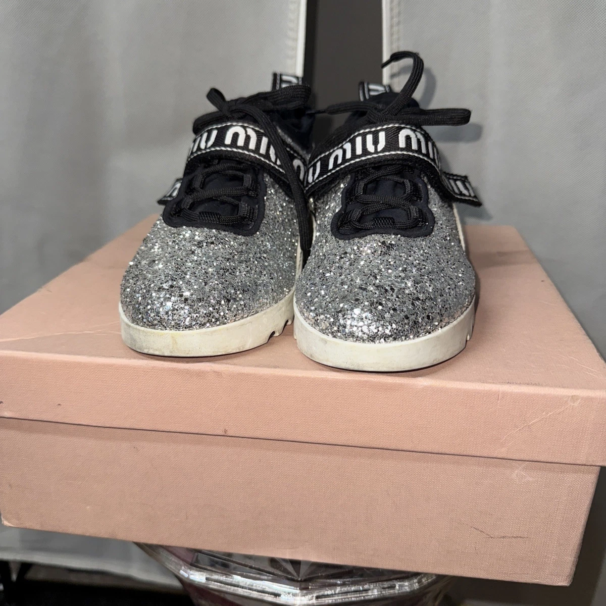 Miu Miu Silver Athletic Shoes for Women for sale | eBay