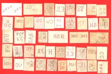 WORLDWIDE Perfin Stamps /NEWFOUNDLAND, VICTORIA 😊3