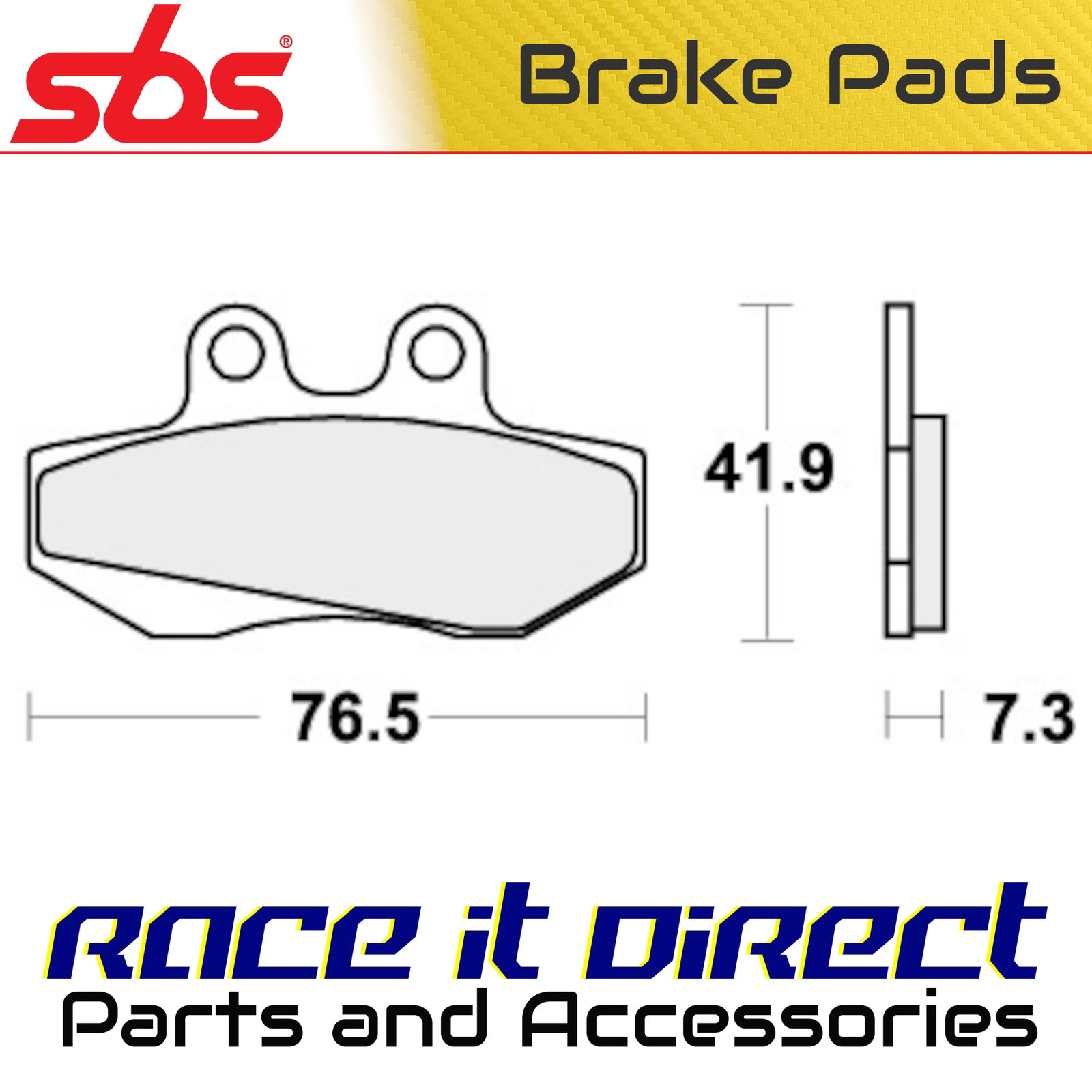 Brake Pads for APRILIA PEGASO 125 1991 Front Street SBS