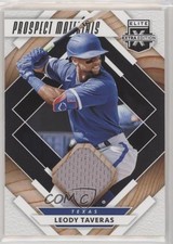 2020 Panini Elite Extra Edition Prospect Materials Black Leody Taveras 1ut