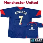 MANCHESTER UTD 2005-06 AWAY FOOTBALL SHIRT LARGE ADULT (GOOD) RONALDO No7 195597