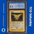 1999 POKEMON SPANISH BASE SET 1ST EDITION #16/102 ZAPDOS HOLO RARE CGC 8.5