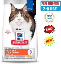 Hill's Science Diet Perfect Digestion Adult Cat Food Digestive Support Salmon