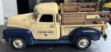 ERTL COLLECTIBLES F609 "1950 CHEVY P/U TRUCK DK BLUE/ BEIGE"
