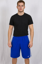 Nike Vintage Running Soccer Shorts Silky Soft Blue Small Mens Small