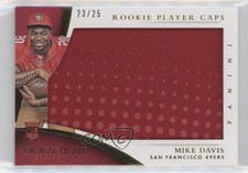 2015 Panini Immaculate Rookie Player Caps /25 Mike Davis #RPC-MD RC