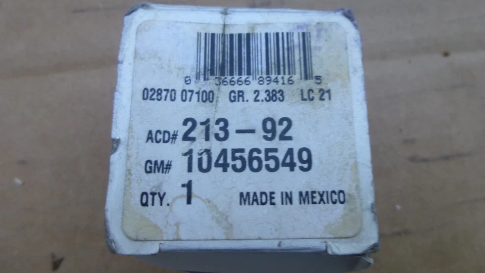 Sensor de golpe de encendido (detonación) GM 10456549 genuino Foto 2 de 3