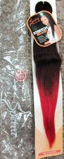 Spetra Ombre Stretch Braid 25" RED STRCHB25 TPRED/1B B46